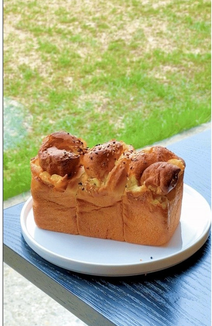 [하우스소서] 국산 밤식빵 1+1 통밤 빵 부드러운식빵 식빵, 200g, 2개