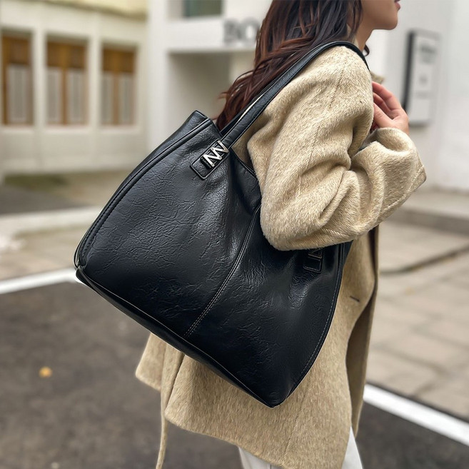 대용량 리얼 소가죽 빈티지 토트백 숄더백 크로스백