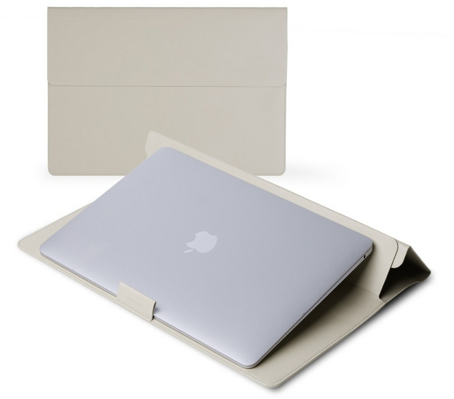 라보바르데 노트북 맥북 LG 그램 파우치 13 14 15 16 인치 거치대 겸용 케이스 가방, 라이트그레이