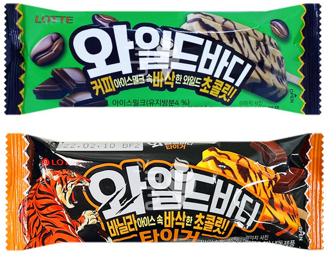 달쿨 초등아이스크림 와일드바디 타이거, 40개