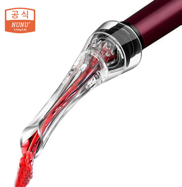 누누키친 와인 에어레이터 + 케이스 세트, 1개