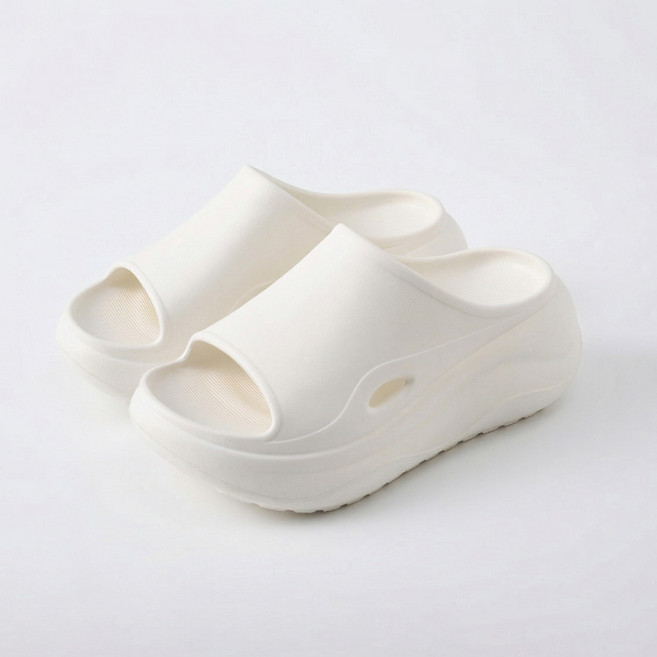 파인스카이 컴포트 올데이 발편한 키높이 통굽 EVA 쿠션 무중력 푹신한 5cm 여성 슬리퍼