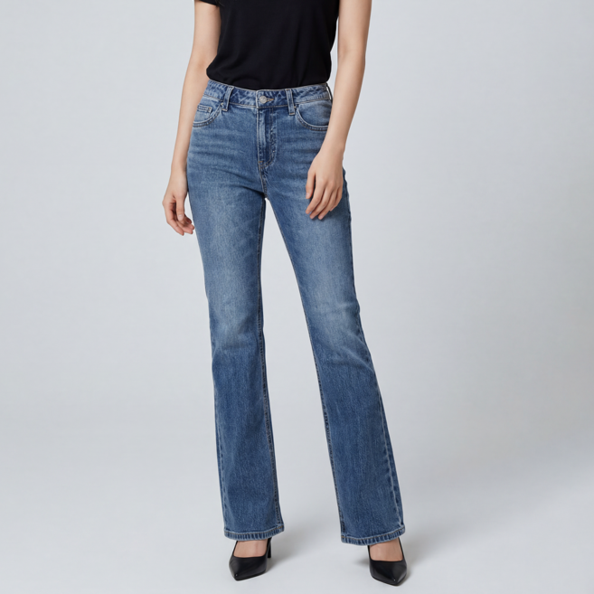 게스 여성 청바지 슬림 부츠컷 매장 정품