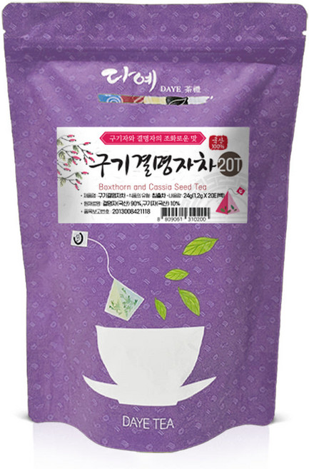 다예 삼각티백 구기결명자차, 1.2g, 20개입, 3개