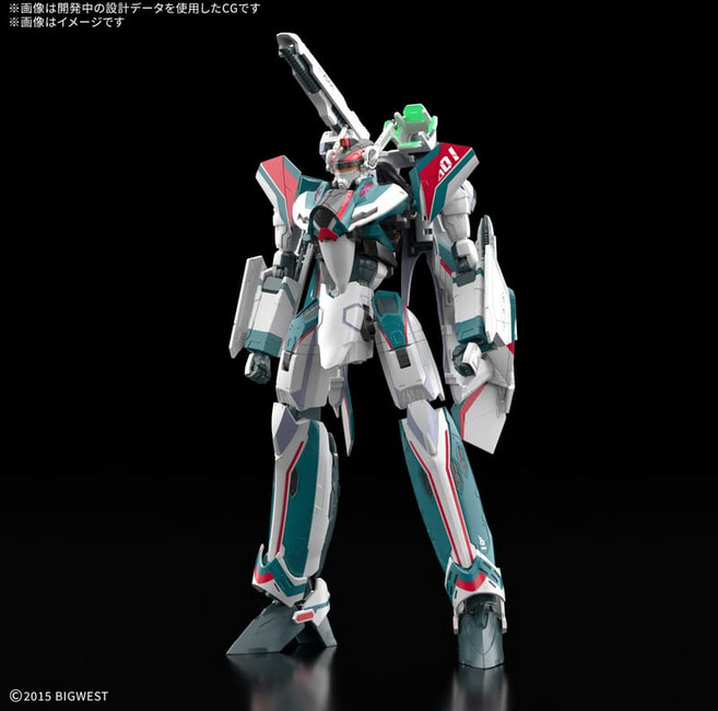 萬代 HG 1/100 超時空要塞 VF-31S 英雄式 阿拉德．梅塔斯座機 組裝模型, 1個