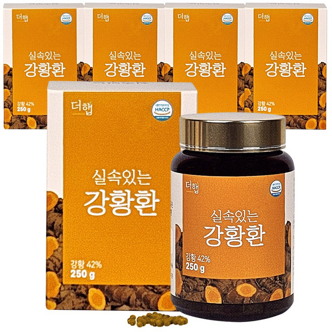 더햅 실속있는강황환, 5박스, 250g
