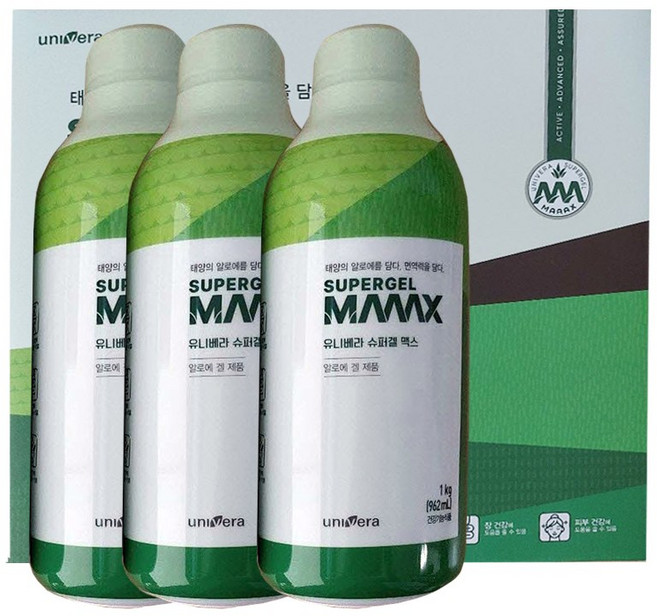 유니베라 알로에 슈퍼겔 맥스피, 3개