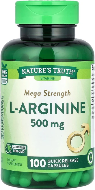 Nature's Truth L-알지닌 500mg 빠른 방출 캡슐 100정 Truth (네이처스 트루스), Nature's Truth, L-알지닌, 500mg,, 1개 - 쿠팡
