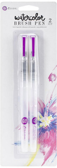 공예몰 Prima Marketing Watercolor Brush Pens 2Set, 2개, 12mm&15mm
