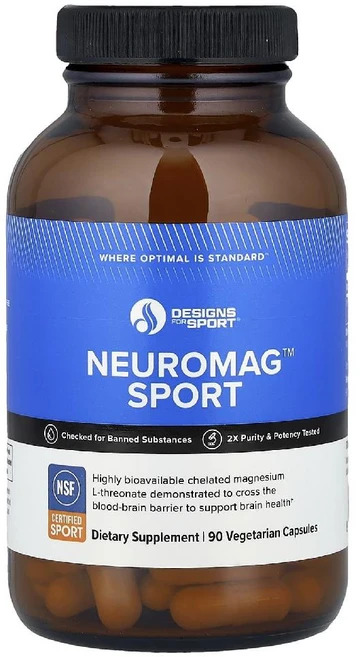 디자인 포 헬스 디자인스 Sport NeuroMag 마그네슘 베지 캡슐 90정 - 쿠팡