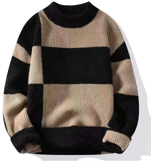 스타일닥터 스웨터 남성 루즈핏 고급 가을 겨울 도톰 니트