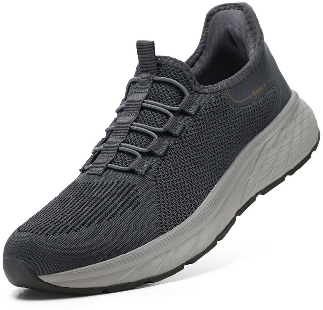STQ 남자 운동화 슬립온 신발 경량 통기성 편안한 디자인으로 장시간 서 있거나 걷기에 적합 워킹화