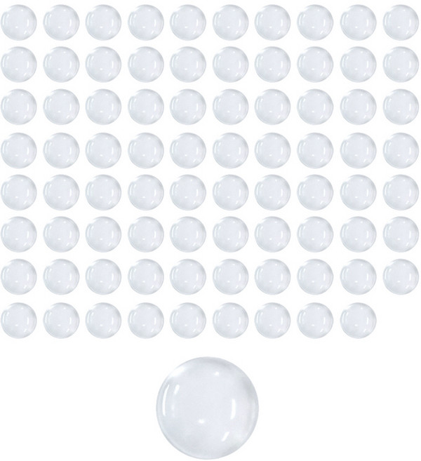 투명 유리알 컬러차트 80pcs 대용량 네일샵 네일 전시 디스플레이, 80개, 03-원형