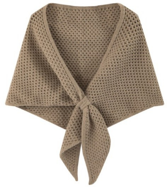 어깨 니트 머플러 삼각숄 목도리