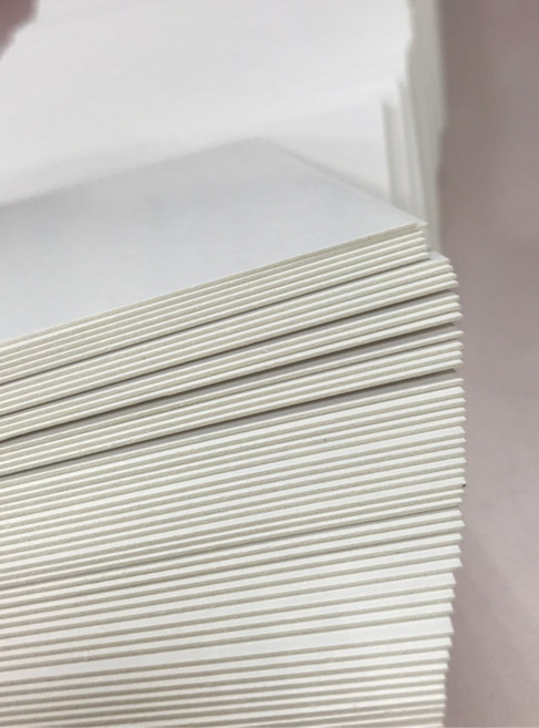 Fion 白卡 字卡 小卡 閃卡 單字卡 卡紙 名片 空白吊卡 厚卡, 1個, A6-10.5x14.8-100張