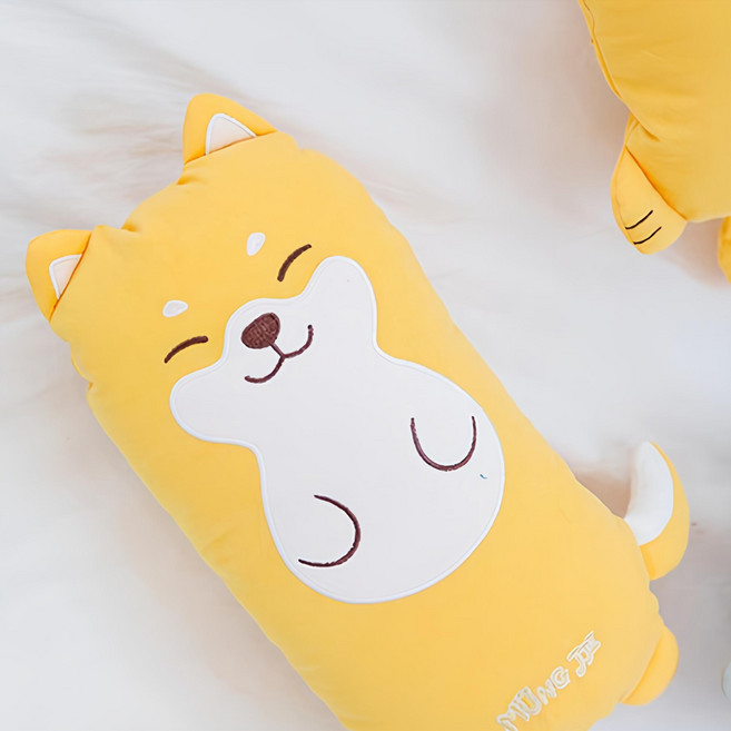 조우니 시바견 뭉찌 유아동베개, 옐로우