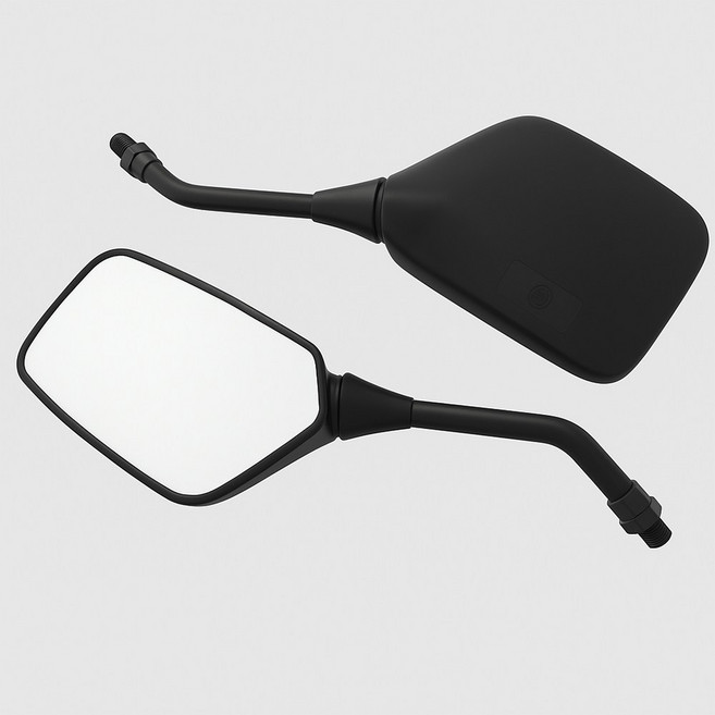 한길 오토바이 10mm YD 블랙 백미러 사이드미러 거울 HK-0008, 1세트, HK-0008(2개1세트)