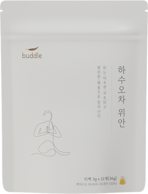 [오늘출발] 버들 100% 국내산 백하수오차 위안 (갱년기 위 보호), 12개, 3g