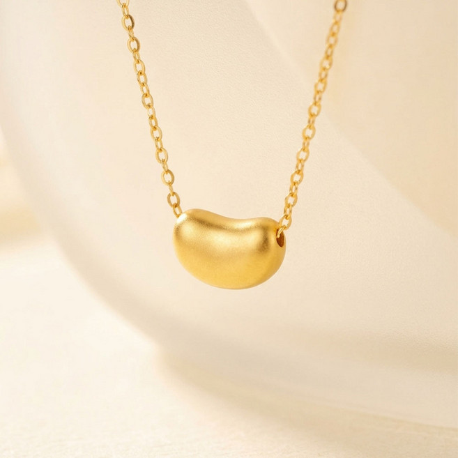 루블링 24K 순금 콩 펜던트 목걸이 데일리 패션 생일 기념일 생신 설날 추석 명절 어버이날 여친 선물