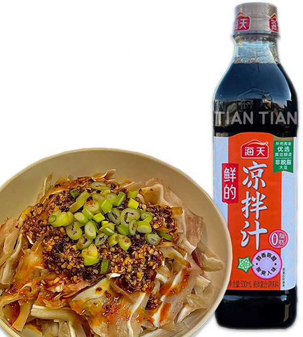 홍홍 중국식품 해천 량빤즈 무침소스 량피 오이무침 냉채요리, 1개, 500ml