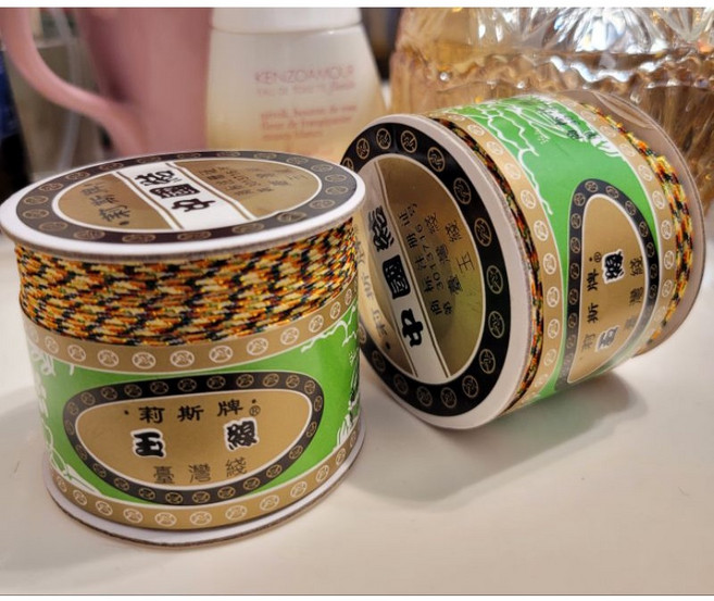 水晶森林手創館 中國結開運五色線A線 手作DIY線材包 手工編織線, 1個, A線1mm, 五色