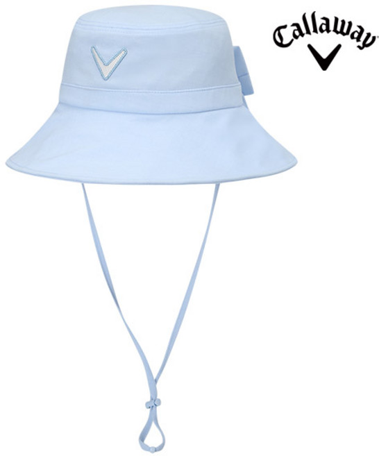 캘러웨이 2026 우먼스 블루밍 버킷햇 여성용 골프모자 블루, 단품, 1