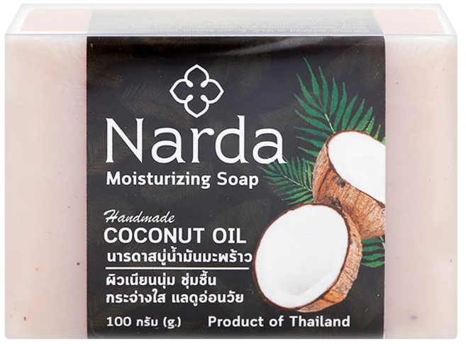 코코넛 비누 / Thai NARADA Coconut Oil Soap 100g x 2개, 2개입