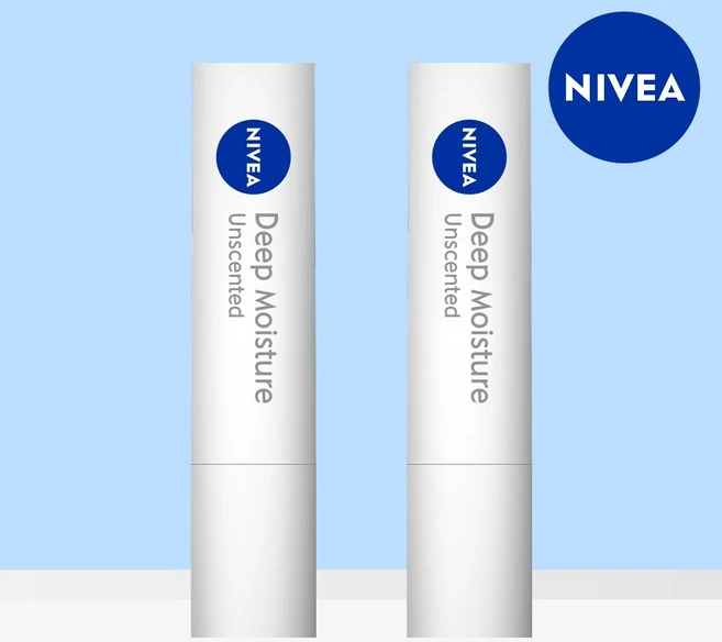 니베아 립케어 딥 모이스처 언센티드, 2.2g, 2개 - 쿠팡