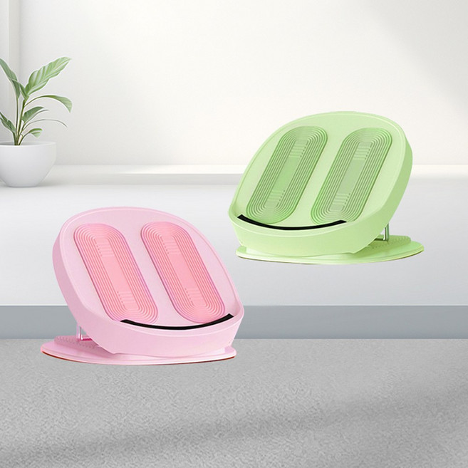 [뮤트빈] 종아리 스트레칭 보드 레그릴렉서 다리 스트레치 발판, 1개, 연두