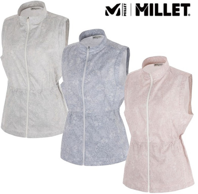 밀레 여성 이월상품 여름 얇고 가벼운 통풍 좋은 일상겸용 홑겹 조끼