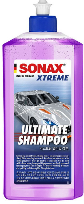 소낙스 차량용 익스트림 얼티밋 고농축 샴푸, 500ml, 1개
