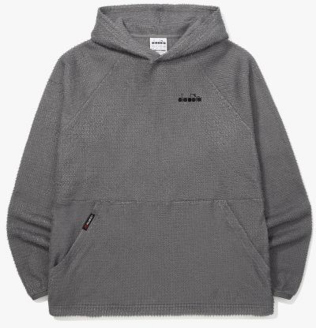 디아도라 폴라텍 알파 다이렉트90 후드티셔츠 GREY