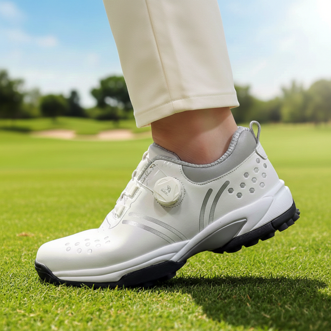 아놀드파마 남성 스파이크리스 다이얼 보아 골프화 2컬러 필드용 연습용 겸용 쿠션 골프운동화 스니커즈 스크린골프화