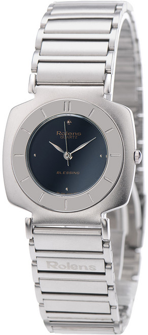 로렌스 남성 타원사각 메탈시계 (GA-1203)