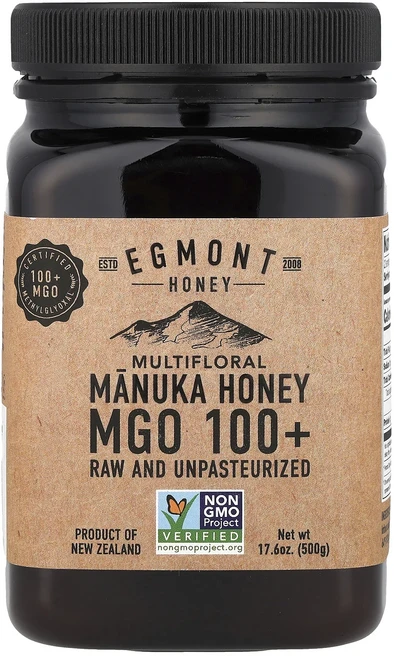 몸관리하세요 겨울입니다 Egmont Honey 멀티플로럴 마누카 꿀 무가공 및 비살균 MGO 100+ 500g(17.6oz) 특별관리진행, EgmontHoney멀티플로럴마누카꿀무가공및비살균MGO, 500g, 1 - 쿠팡