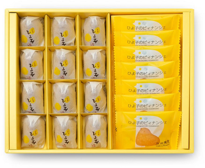 hiyoko 명물 과자 모듬 병아리빵 휘낭시에 총19개입 종이백포함, 3세트