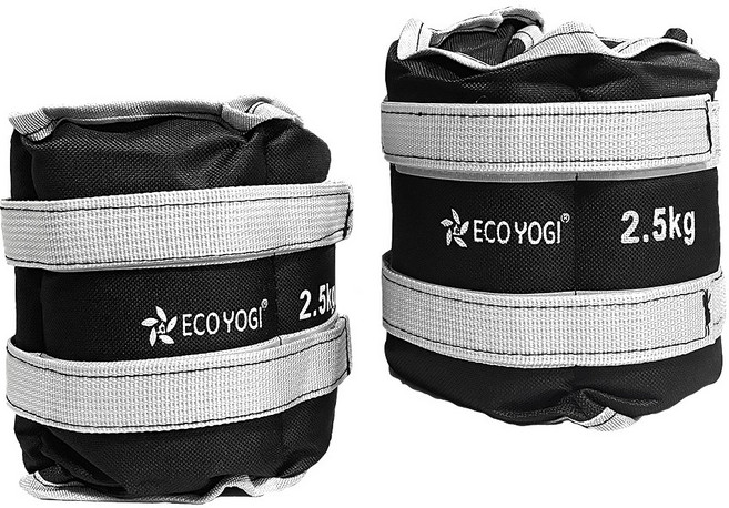 에코요기 모래주머니0.5kg-6kg 중량밴드, (2.5kg / 2개), 5kg 세트