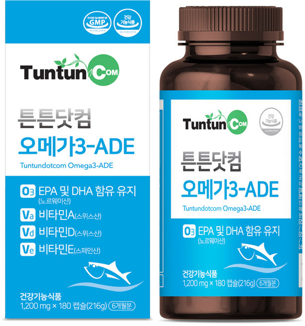 튼튼닷컴 오메가3 ADE [6개월분], 180정, 1개