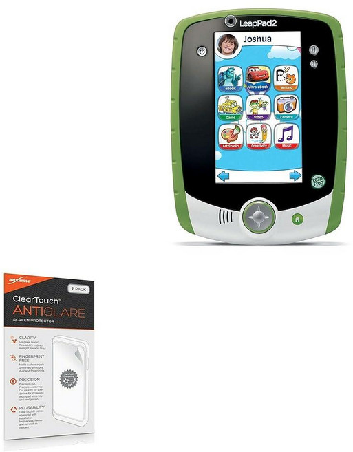 BoxWave ClearTouch 눈부심 방지 액정보호필름 (2팩) - 립프로그 레패드2 Leappad1 및 LeapPad 3과 호환되는 지문 방지 매트 필름 스킨, BoxWave ClearTouch 눈부심 방지 액정보호