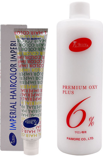 파이모아 임페리얼 헤어컬러 90g 10개당 산화제 1통, GY80, 1개