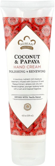 누비안 헤리티지 핸드크림 코코넛 & 파파야 118ml (4 fl oz) NBH-10343 - 쿠팡