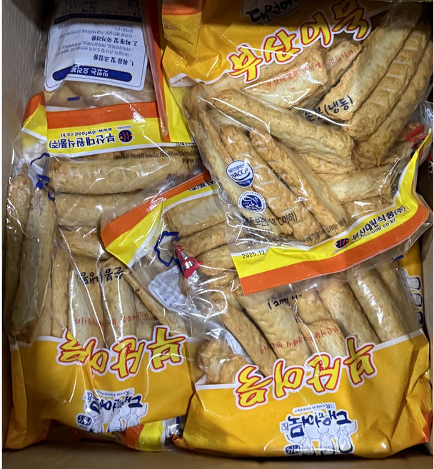 대원어묵/부산오뎅/손봉오뎅/죽봉A/손가락어묵 800g, 20개