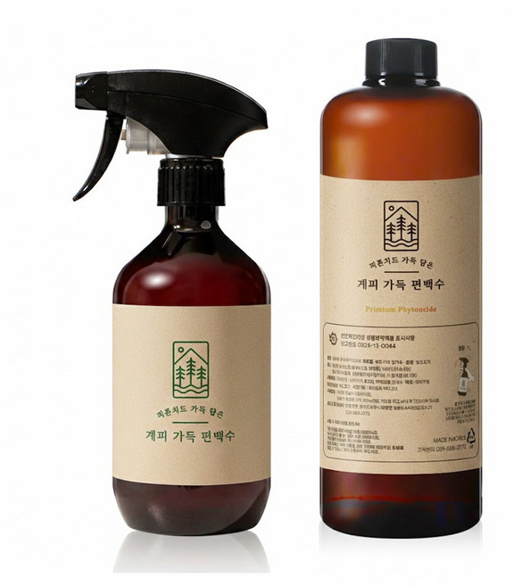 계피가득편백수 계피 시나몬 스프레이 피톤치드 편백수 계피원액, 1개, 1L