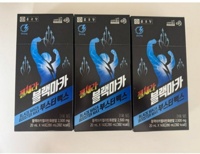 종근당 젤세라 블랙마카 부스터 맥스 14p, 3개, 280ml