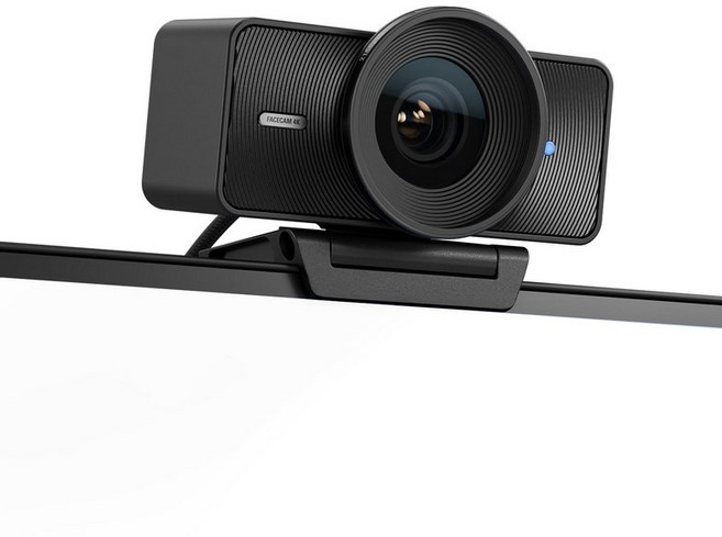 엘가토 페이스캠 4K 4K60 스튜디오 웹캠 DSLR 유사 컨트롤 시네마틱 이펙트 49mm 렌즈 필터 HDR 비압축 비디오 최적화된 초점 영역 PC Mac용 USB, Elgato Facecam 4K 4K60 스튜디오 웹캠