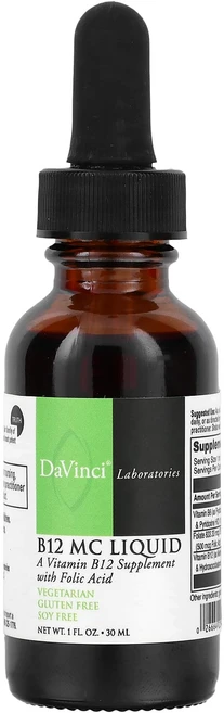 다빈치 랩 오브 버몬트 B12 MC 리퀴드 30ml, 29.574ml, 6개 - 쿠팡