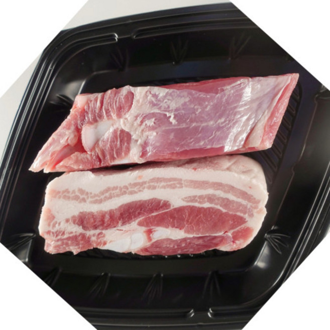 삼겹살 한돈 암퇘지 수육용 500g [원산지:국산(전라남도 함평군)], 숯불용2-3cm, 1개