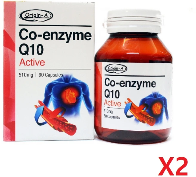 호주 오리진에이 코엔자임 Q10 510mg 60정-2개, 2개, 60정 - 쿠팡