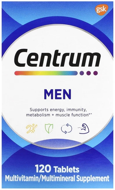 Centrum 남성 종합비타민 120정 - 쿠팡