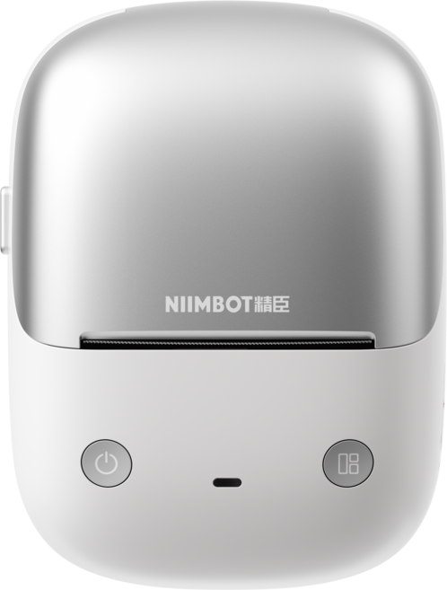 NIIMBOT精臣 B2 Pro 標籤機 300dpi高清 列印紅黑雙色貼紙/照片貼紙 家用/商用, B2 pro【冰白銀】單機-無貼紙, 1個